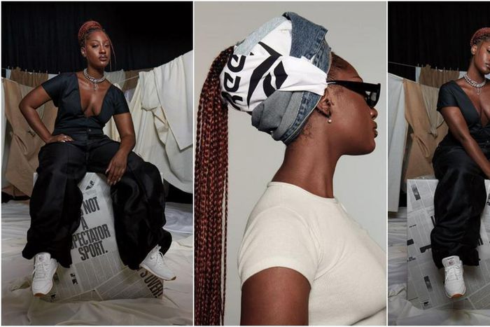 Tems  now reps Reebok