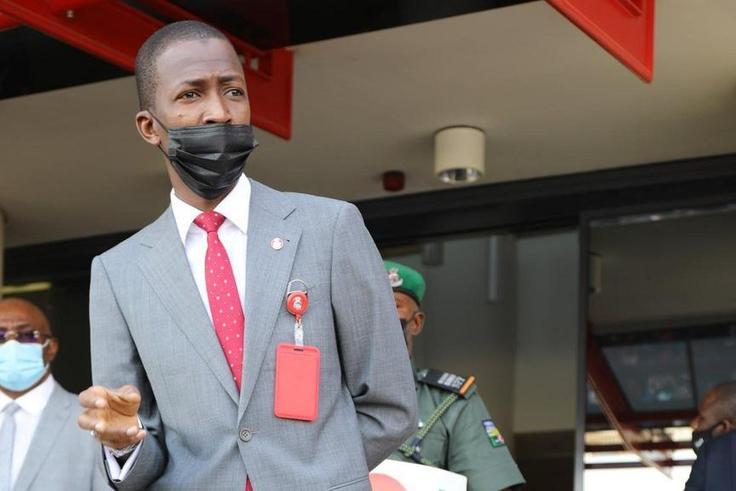 The newly-appointed Chairman of the Economic and Financial Crimes Commission (EFCC), Abdulrasheed Bawa. [Twitter/@officialEFCC]
