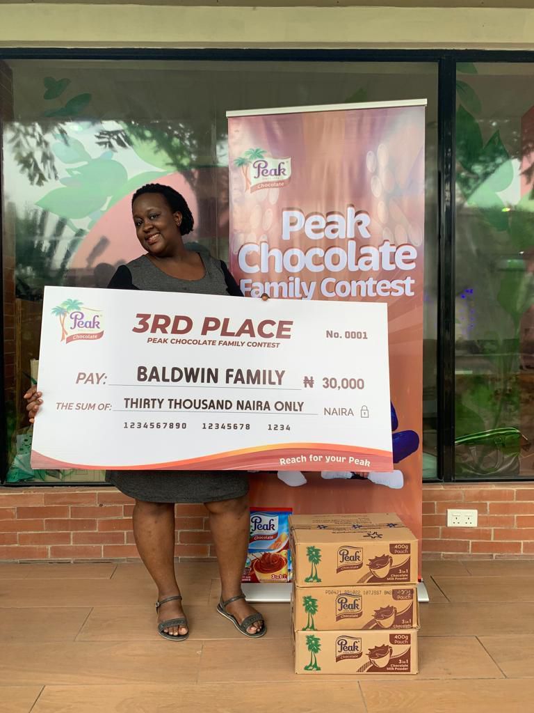 Families win N180,000 cash, supplies of  Peak Chocolate in ‘Family Contest 2.0’