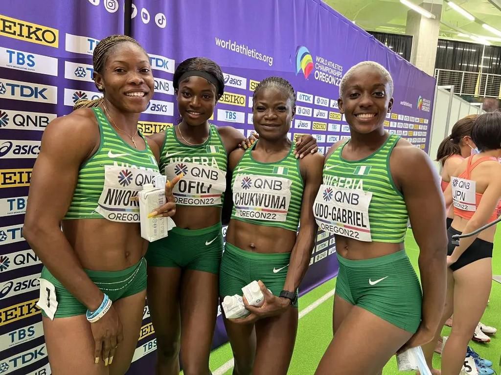 Tobi Amusan, Ese Brume, Ofili and 100m relay team make history at World Athletics Championship