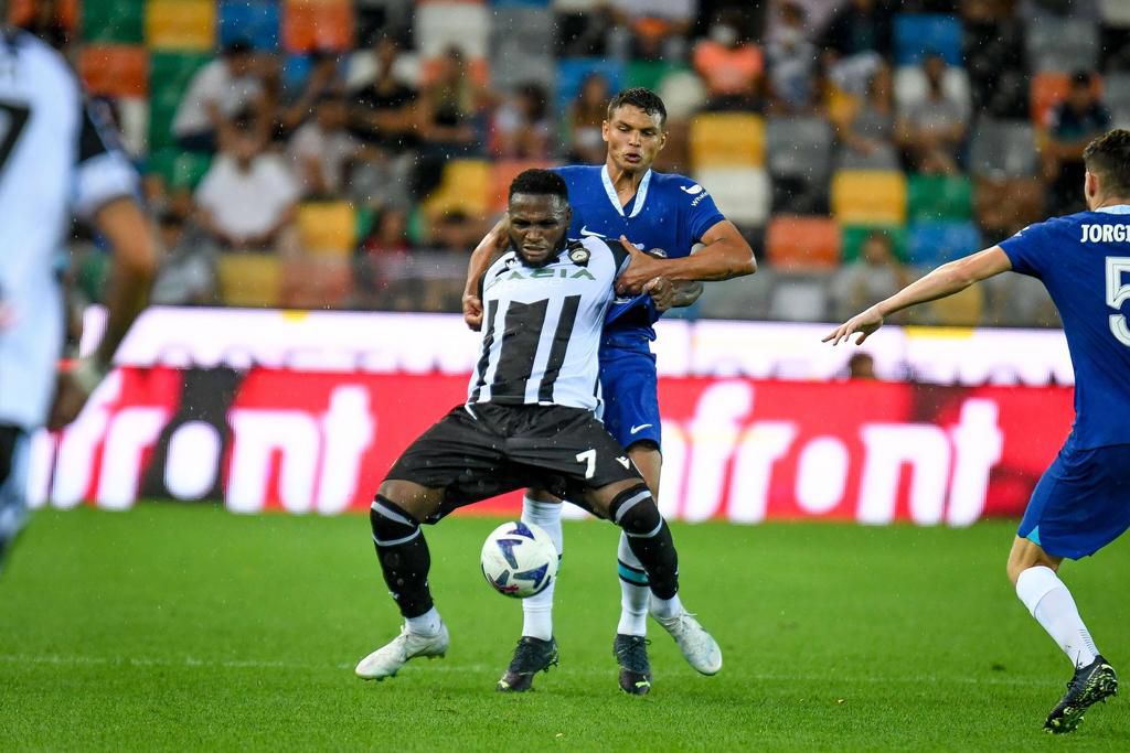 Isaac Success struggled against Chelsea's defence