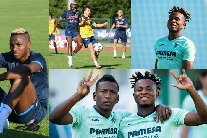 Osimhen, Chukuweze return to training