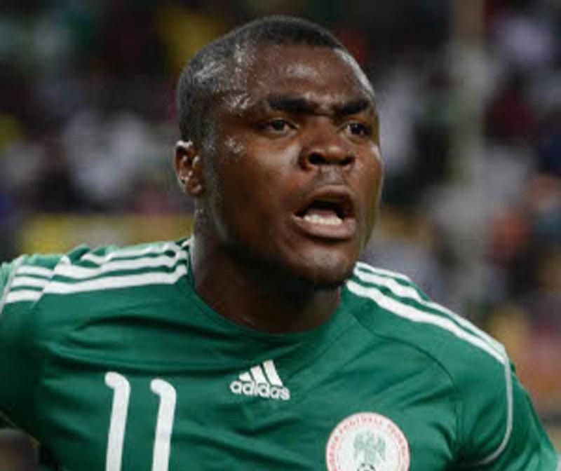 Emmanuel Emenike is mobbed by fans as he joins plane to Abuja for Super Eagles camping