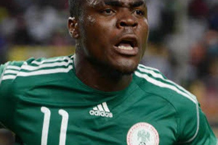 Emmanuel Emenike is mobbed by fans as he joins plane to Abuja for Super Eagles camping
