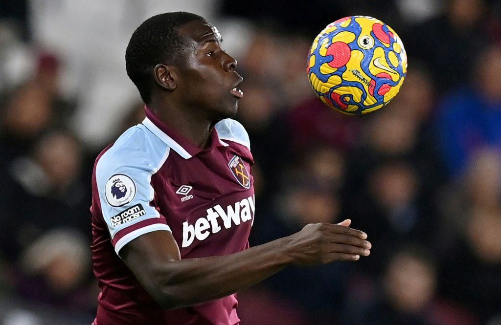 Kurt Zouma in action for West Ham
