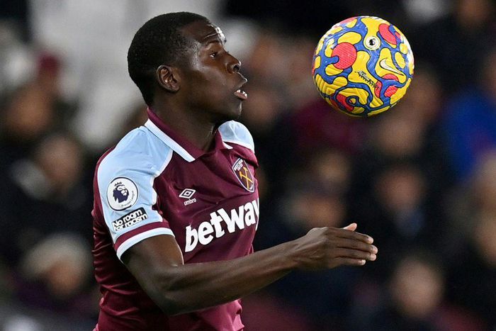 Kurt Zouma in action for West Ham