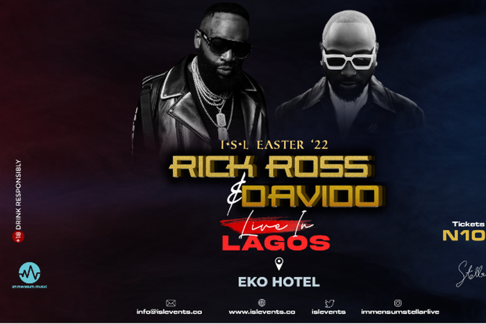 Rick Ross & Davido set to storm Lagos for an unforgettable Easter Weekend
