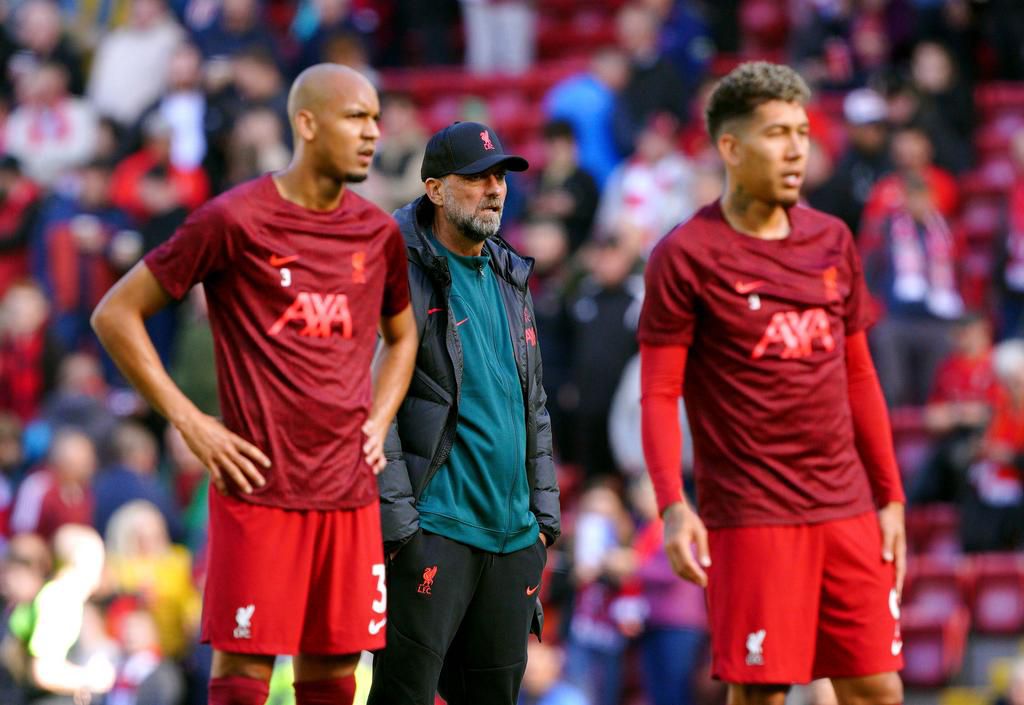 Klopp could only watch as Liverpool drew 3-3 against Brighton.