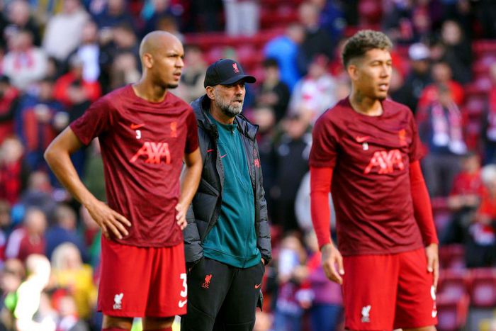 Klopp could only watch as Liverpool drew 3-3 against Brighton.