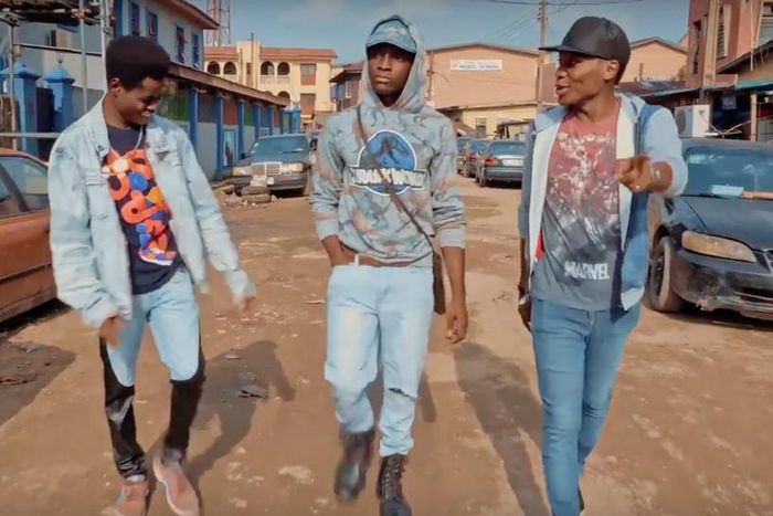 A scene from the movie, 'Kasala'