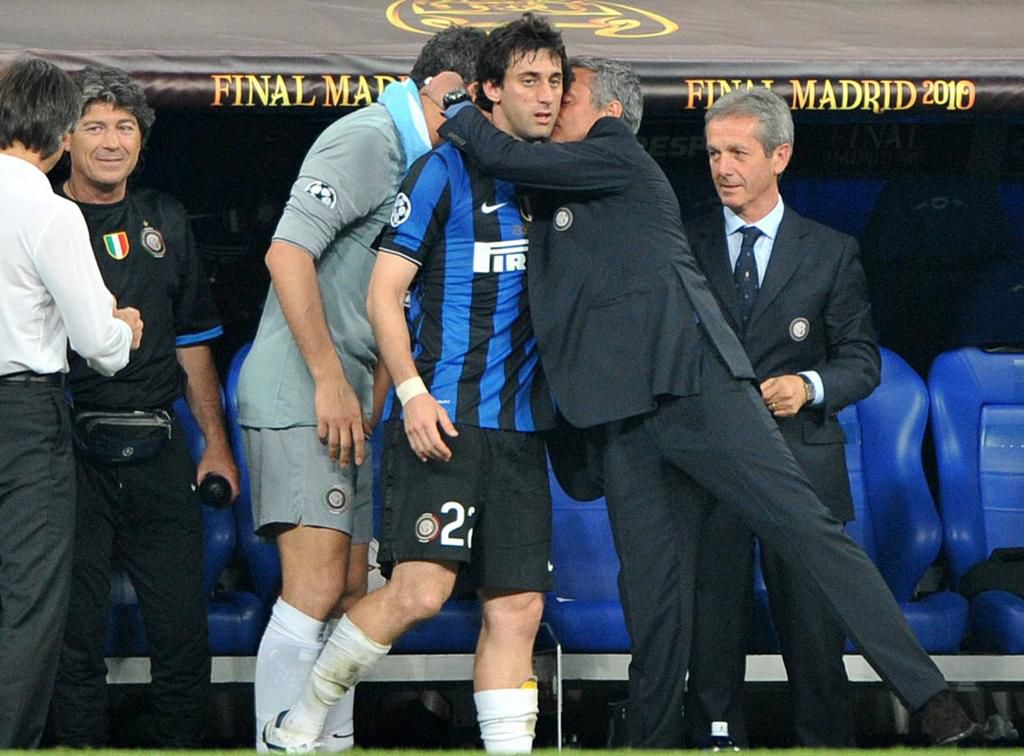 Jose Mourinho and Diego Milito were the two major factors for Inter Milan in 2010 against Bayern Munich