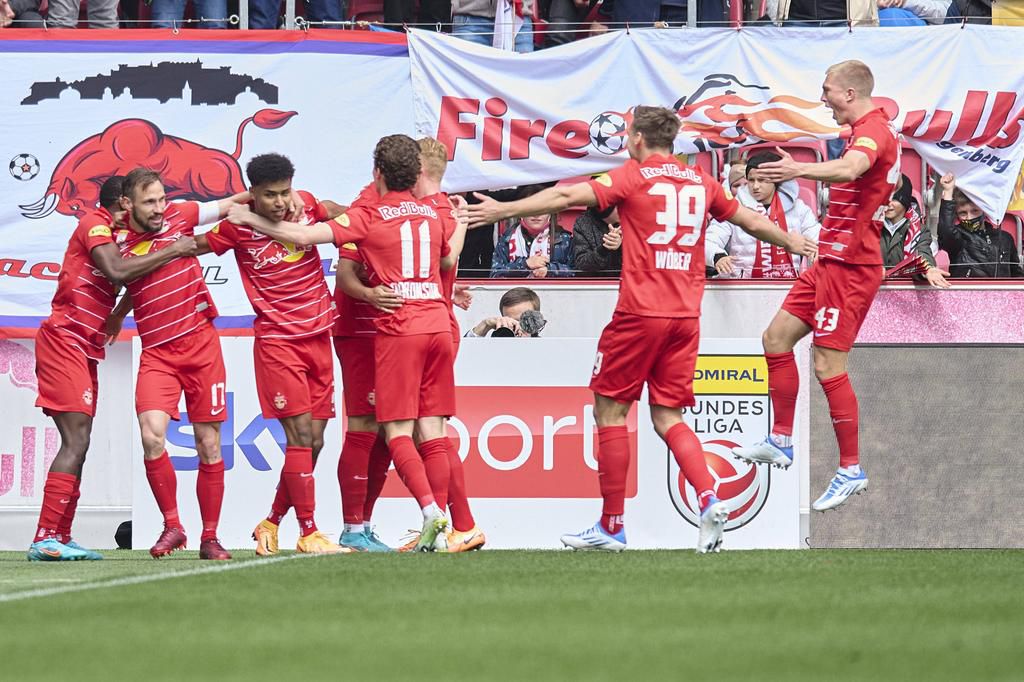 RB Salzburg won 4-0 against Austria Wien to win their ninth consecutive Austrian Bundesliga title