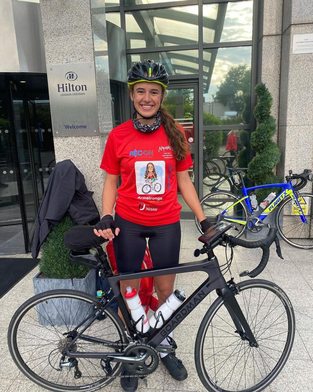 Ashleigh Plumptre completes London to Paris trip on bicycle in just 4 days