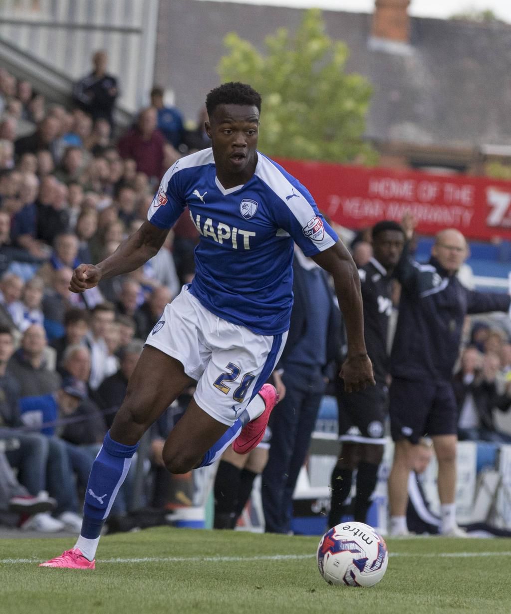 Gboly Ariyibi made his name as a pacy youngster for Chesterfield and attracted interest from big clubs