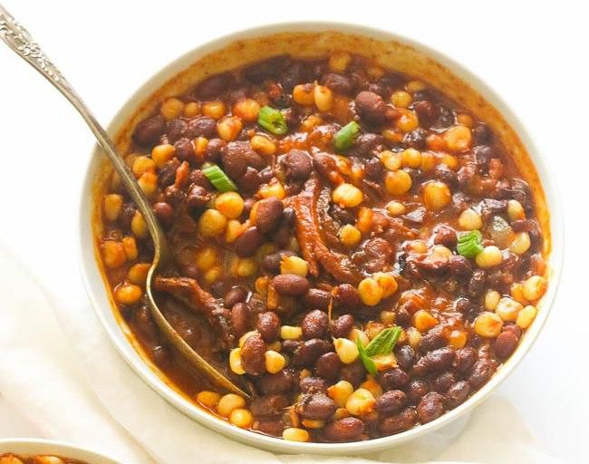 How to prepare Adalu beans and corn porridge