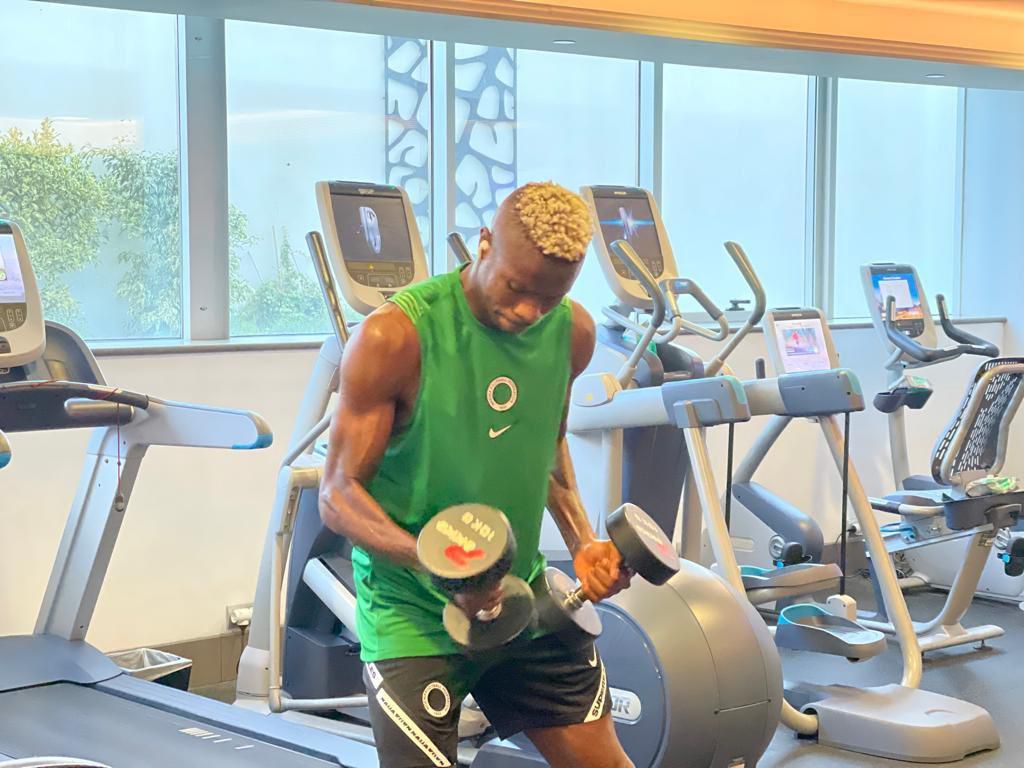 Osimhen is the latest Super Eagles star in camp