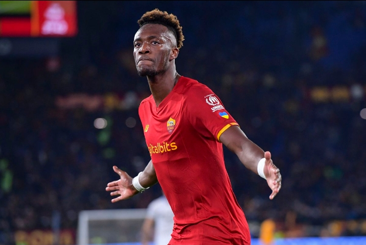 Tammy Abraham has now scored 13 goals in the Serie A this season.