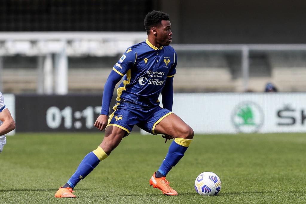 Destiny Udogie started his career at Hellas Verona