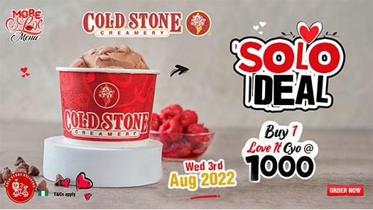 Get gingered with Coldstone this August with the new Ginger Lemon Flavour