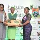 L-R: Education Officer, Lagos State Civil Service Senior College, Igbogbo, Mrs. Stella Obasuyi; PR Lead, 9mobile, Chineze Amanfo; Winner of the 9mobile Future CEO Initiative Speaking Competition, Okorie Jane Francis representing Lagos State Civil Servi...