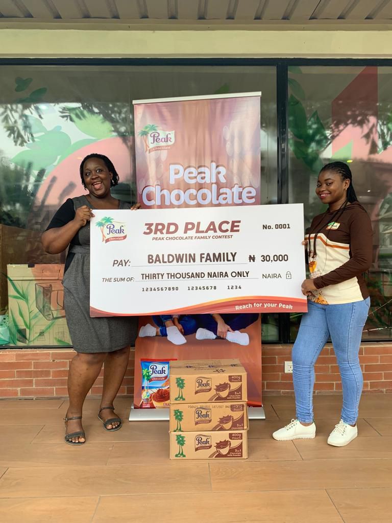 Families win N180,000 cash, supplies of  Peak Chocolate in ‘Family Contest 2.0’