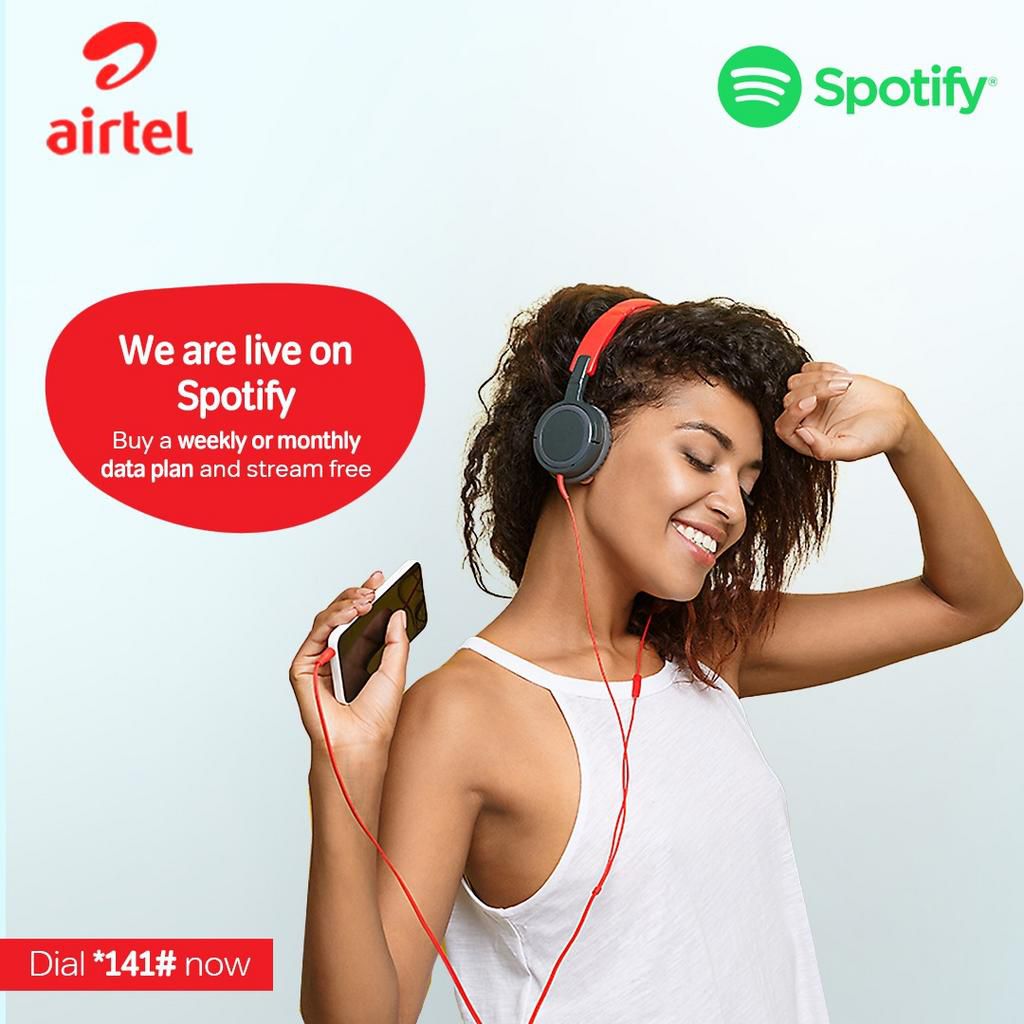 This has to be the best news of the year guys! … Airtel customers to get free data per day to access Spotify