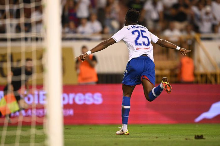 Awaziem scored the winning goal for Hadjuk Split on Sunday