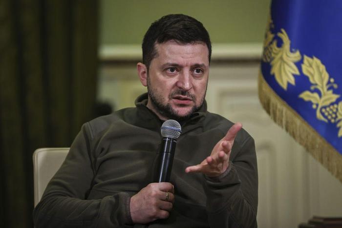 Ukrainian President Volodymyr Zelenskyy.