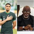 Leon Balogun and NFF President Amaju Pinnick (Instagram)