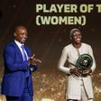 Asisat Oshoala was awarded with a record Africa Women's Player of the Year on Thursday