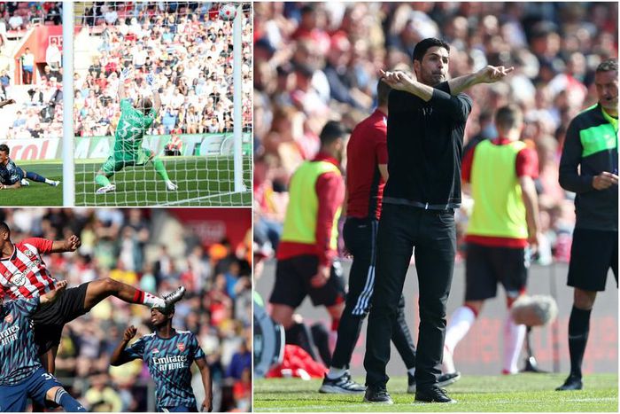 Arsenal lost to Southampton thanks to a goal by Jan Bednarek