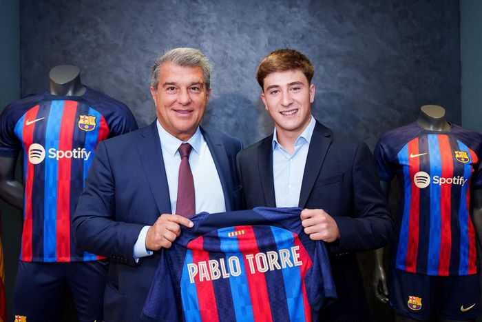 Barcelona sign youngster Pablo Torre on 4 year deal