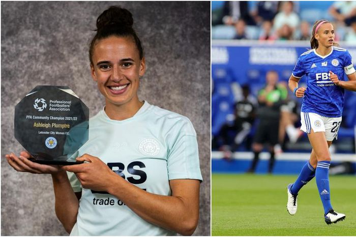 Ashleigh Plumptre wins PFA Community Award