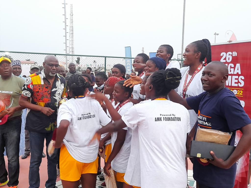 NUGA 2022 female basketball champions, OAU.