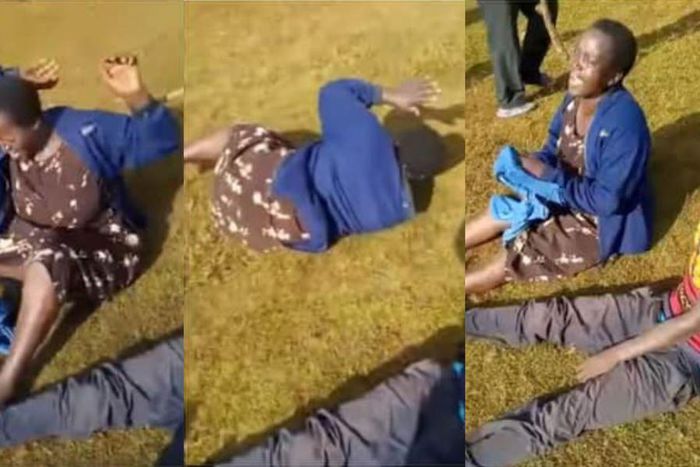 Mama Kwamboka and her son, Alfred