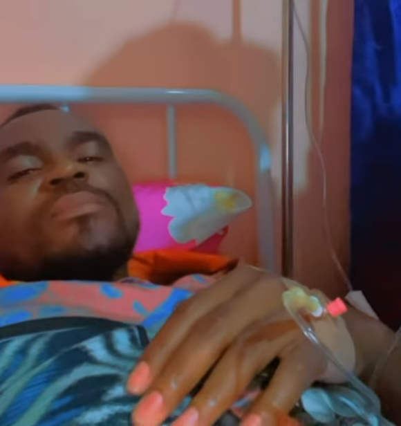 Emmanuel Emenike is in pain at the hospital