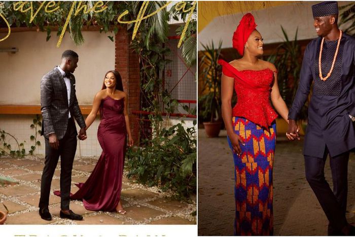 Paul Onuachu and Tracy reveal wedding date in Lagos and Accra [Photos]