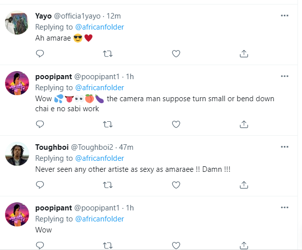Nigerians reacts to Amaarae dancing with bare butt [Video]
