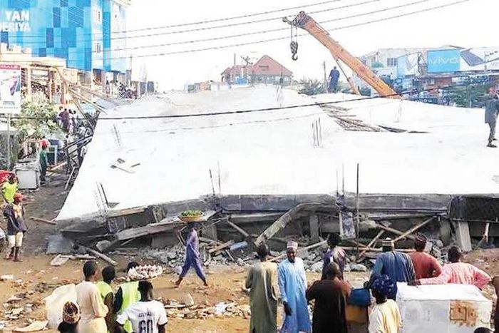 3 storey building collapses in Kano