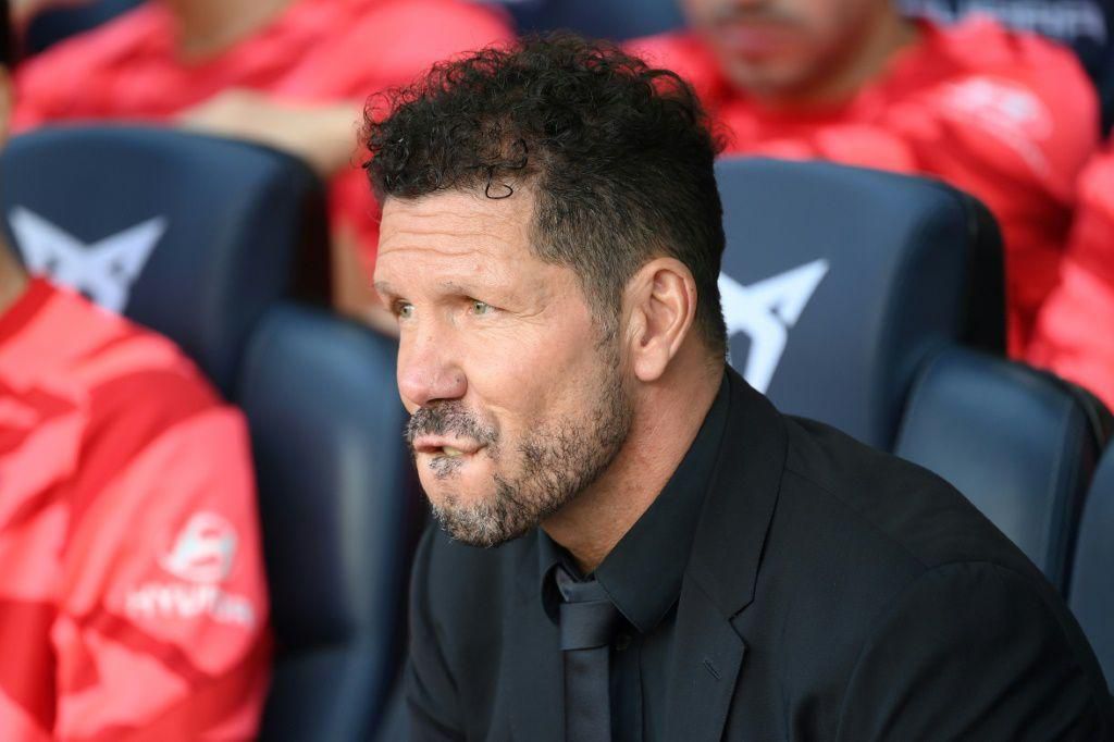 Atletico Madrid's Argentinian coach Diego Simeon.