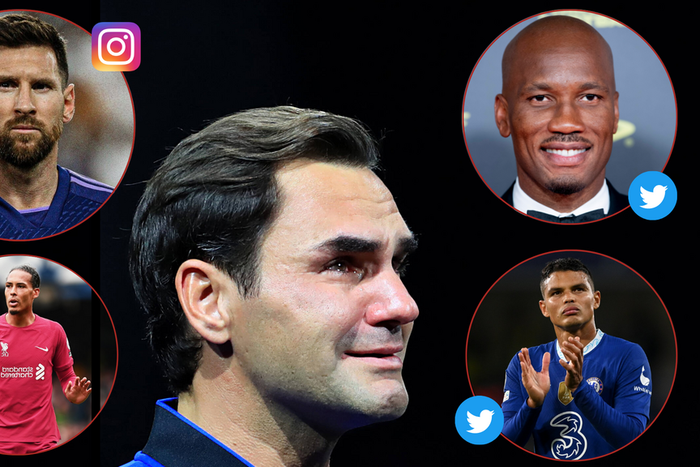 Footballers pay tribute to Rafael Nadal following retirement