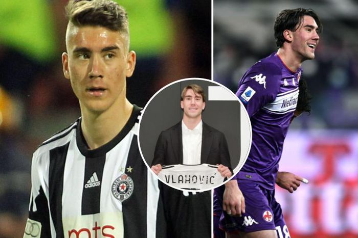 Dusan Vlahovic started at Partizan Belgrade but has since moved to Fiorentina and now Juventus