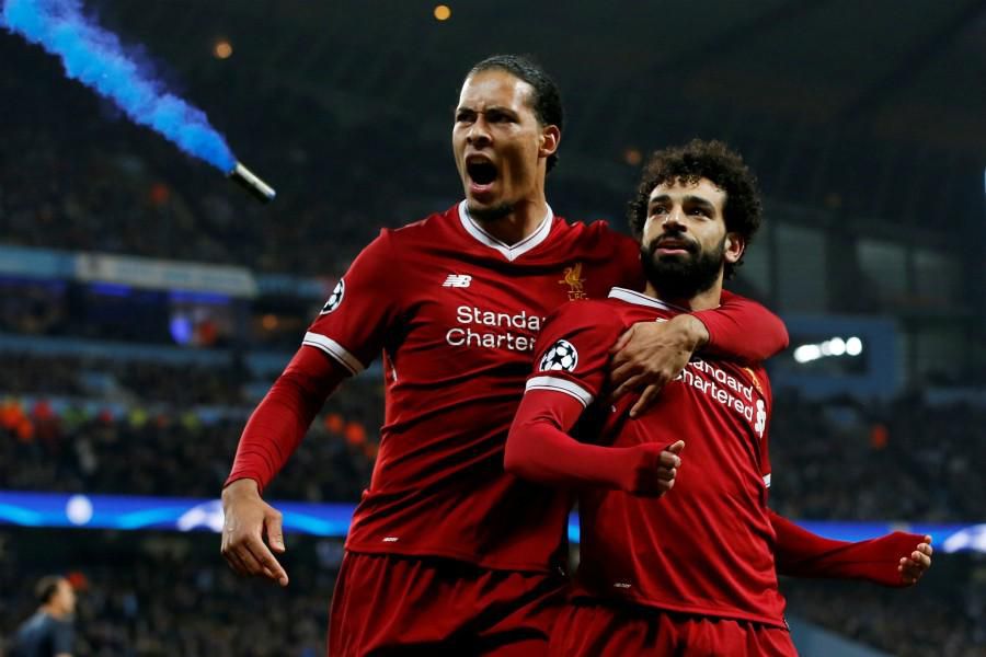 Virgil Van Dijk et Mohamed Salah