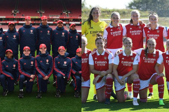 Reactions as Arsenal U-15 team beat Women's team 5-0 in friendly fixture [Video]