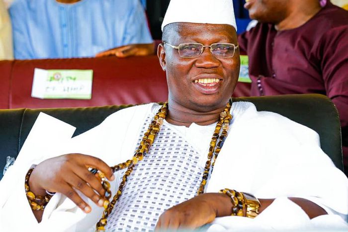 Are ona kakanfo of Yoruba Land, Chief Gani Adams. [Twitter/@followlasg]