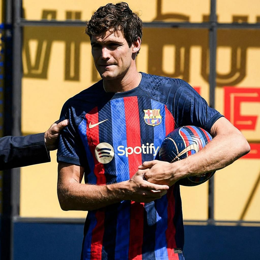 Barcelona unveils Hector Bellerin and Marcos Alonso