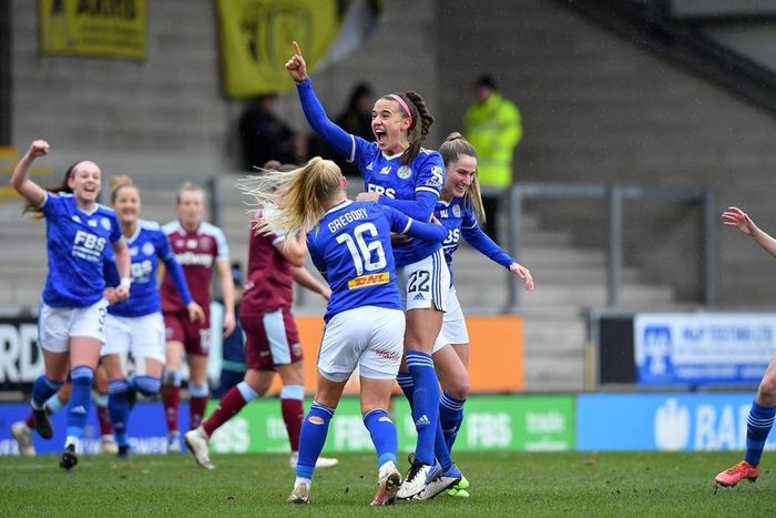 Leicester City Women's defender Ashleigh Plumptre won the player of the match with her stellar performance on Sunday