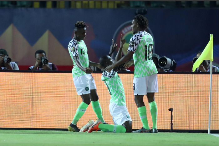 Samuel Chukwueze, Odion Ighalo and Alex Iwobi (CAF)