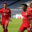 Kingsley Coman (R) scored the winner when Bayern Munich beat PSG in last season's Champions League final less than six weeks ago