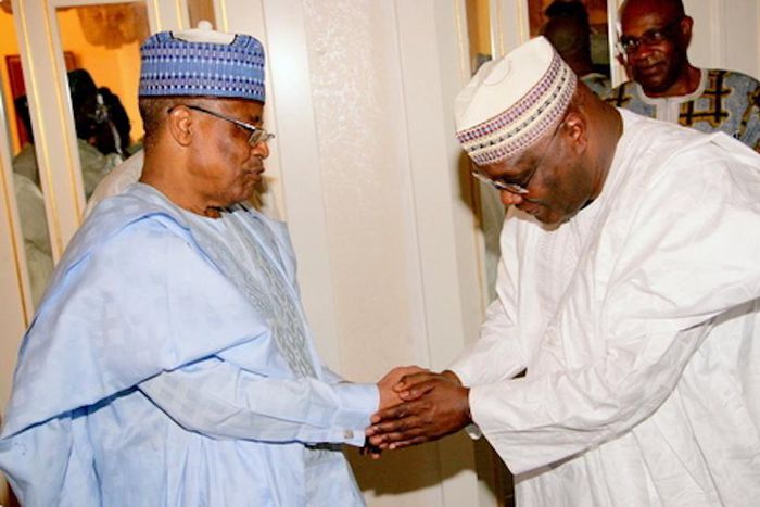 General Ibrahim Babangida and Alhaji Atiku Abubakar (Thisday)